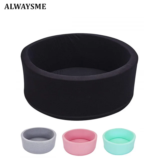 ALWAYSME Indoor Soft Comfortable Kids Play Ball Pool Quality Sponge Ocean Ball Pool Deluxe Baby Round Ball Pit Ideal Gift Play 1