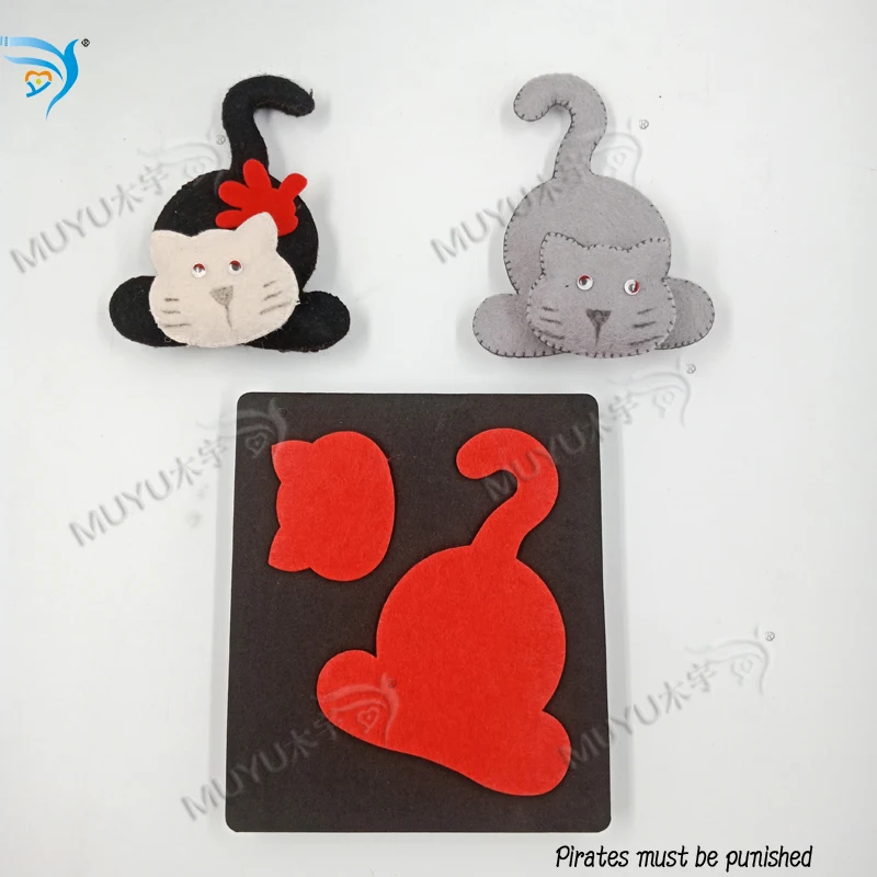 Кошка ручной работы DIY деревянная форма подходит для скрапбукинга подходит для рынка общая машина MY6043