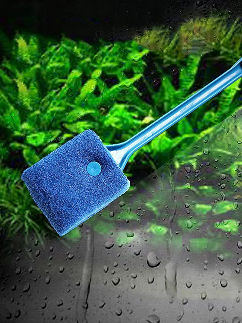 

Strong Decontamination Practical Brush Aquarium Plant Algae Cleaner Glass Fish Tank Clean Cleaning Brush Kitchen Clean Tools