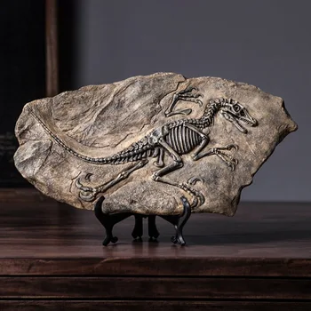 

Simulated Skeleton Resin Model Ornament Educational Toy Display Dinosaur Statue Craft Scientific Paleontology Office Home Decor