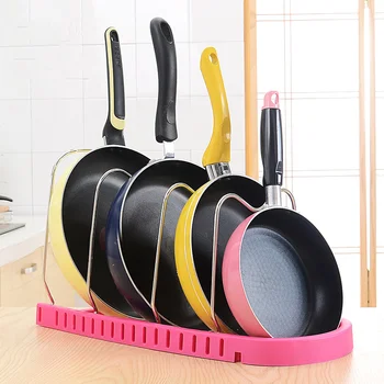 

Creative home multi-purpose pot rack kitchen rack pot cover daily necessities