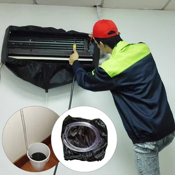 

Air Conditioning Cover Washing Wall Mounted Air Conditioner Cleaning Protective Dust Cover Clean Tool Tightening Belt For 1-3P