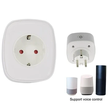 

Wireless Plug WiFi Smart Socket with Surge Protector Voice Control Work with Alexa Google Assistant IFTTT Smart Life APP