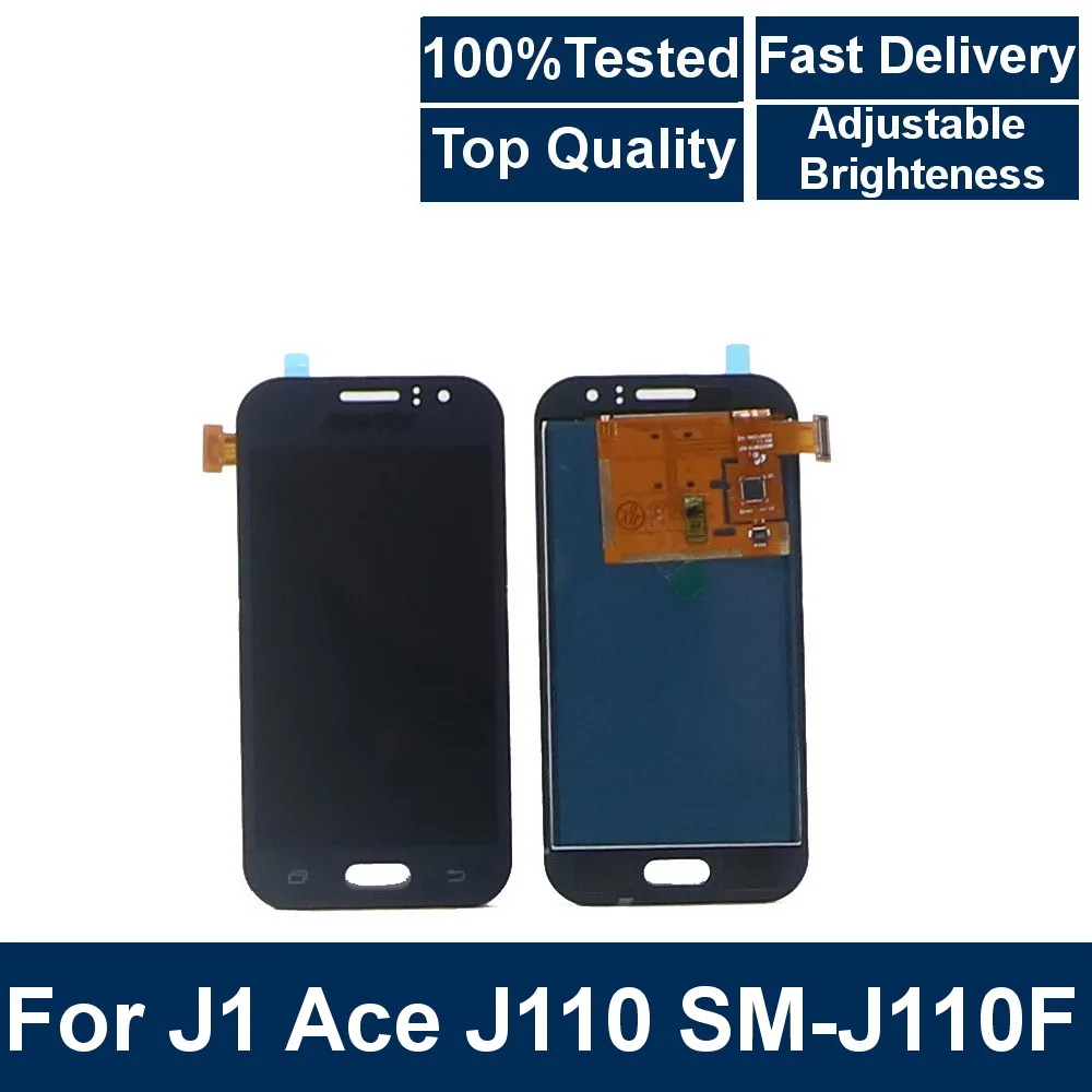

For Samsung Galaxy J1Ace J110 J110F J110H Mobile phone LCD Display Touch Screen Digitizer Assembly Replacement Adjust Brightness