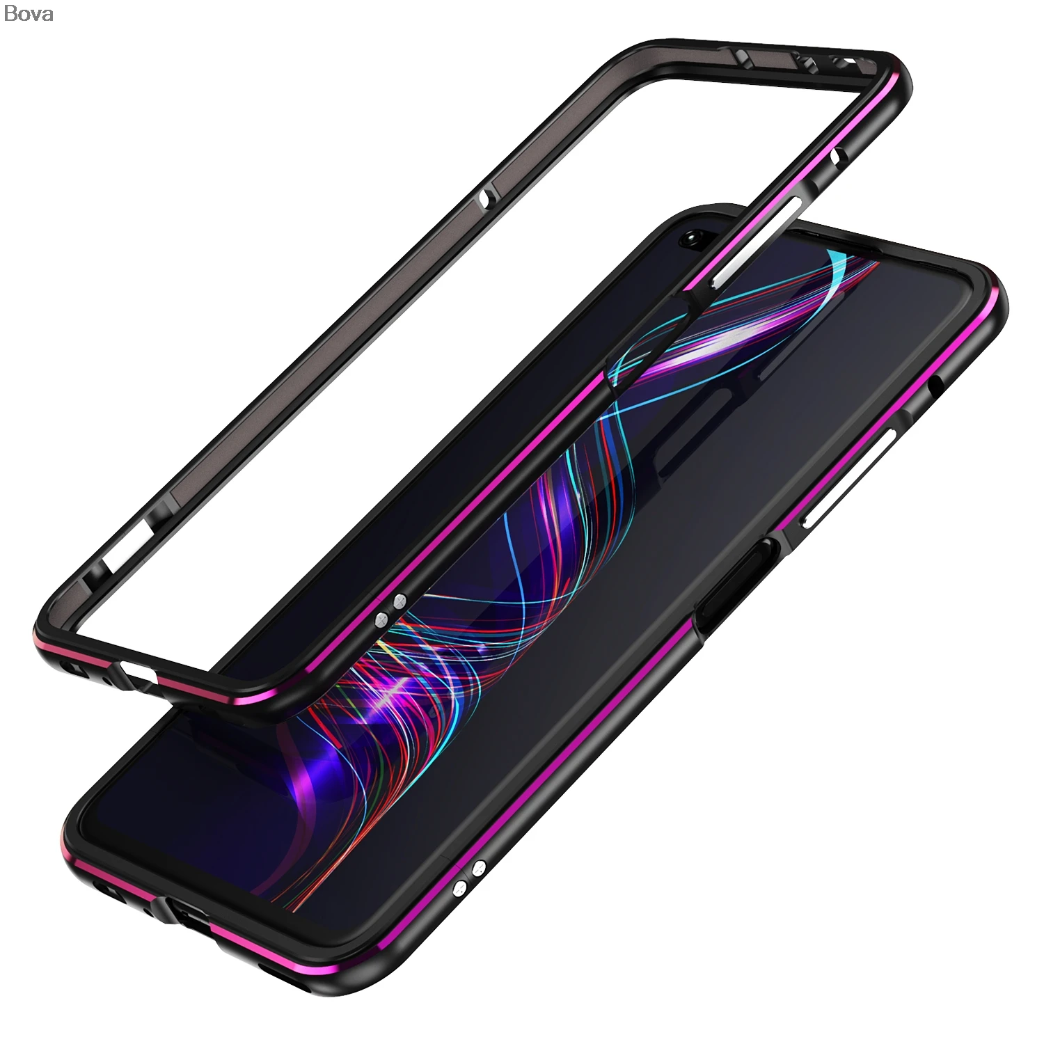 Чехол для Honor V30 Pro люкс ультра тонкий алюминиевый бампер для huawei Honor View30 Pro View30+ 2 пленка(1 Фронтальная+ 1 задняя