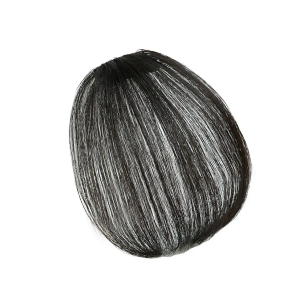 Тонкие аккуратные воздушные челки Remy человеческие волосы для наращивания на заколках с бахромой - Цвет: E