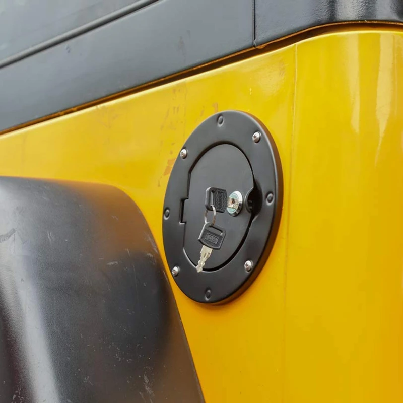 Крышка бака для Jeep Wrangler TJ автомобильный масляный топливный бак крышка с ключом замок крышка для 1997-2006 Jeep Wrangler TJ автомобильные аксессуары