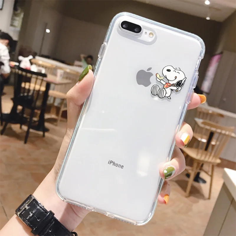 Для iphone 6 7 8 6s 11 Pro Max чехол для iphone X XS XR 6 7 8 Plus чехол для iphone xs max 5 5S se чехол прозрачный чехол с собакой