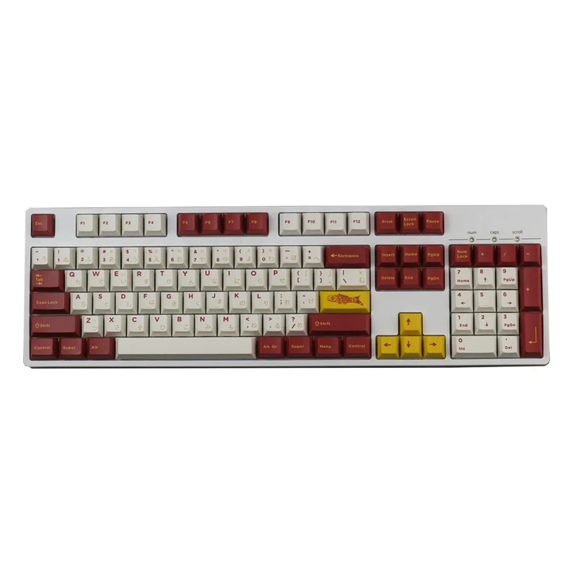 

Koinobori японские колпачки клавиш PBT Cherry Profile 168 клавиш полный комплект Сублимация краской для механической клавиатуры с 6.25U 7U Iso Enter