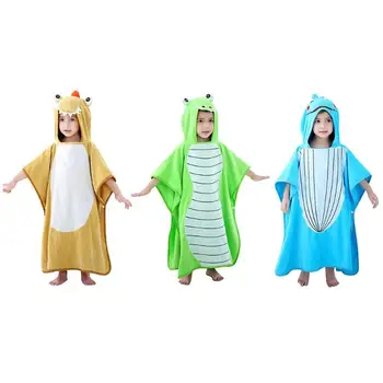 

Cartoon Cute Animal Baby Kids Bath Shower Towel Cape Children Toddlers Boys Girls Infat Towel Hooded Bathrobe Beach Wrap Cloak