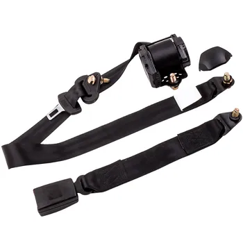 

Universal 3 Point Retractable for Car Seat Belt Bolt Automatic Safety Strap Buckle Fully adjustable hardware+ Release camlock
