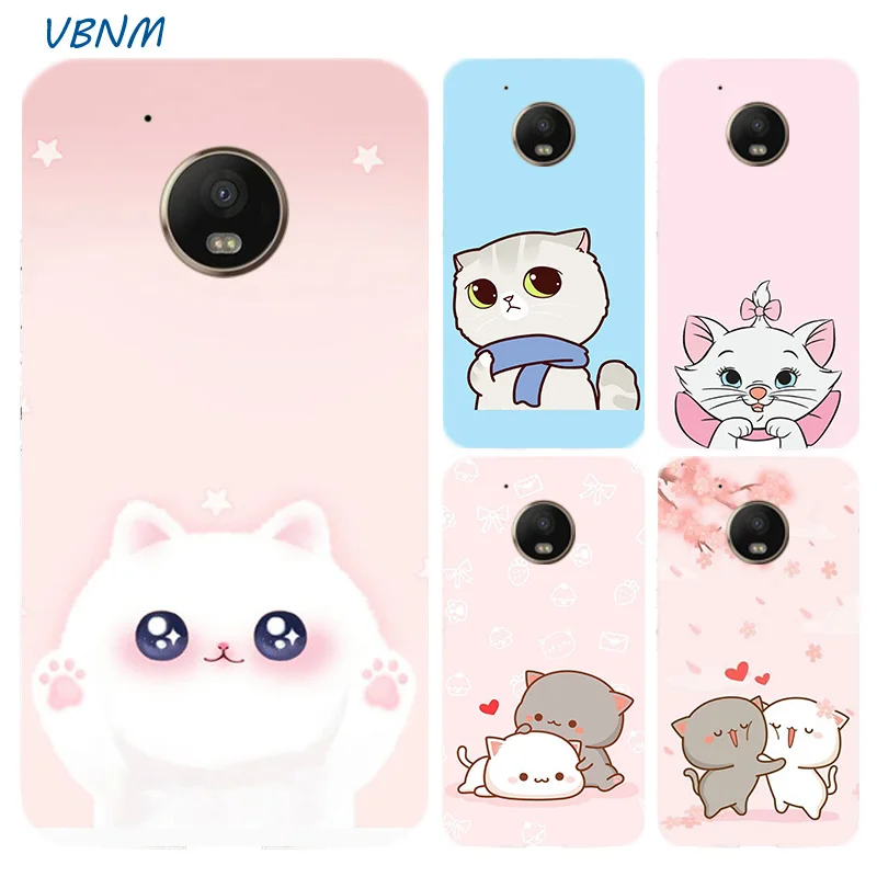 

VBNM Caroon Cat Printed Riverdale Soft Rubber Case For Motorola Moto G7 Power G6 G5 G5S E4 E5 Plus G4 Play Shell Hull Cover