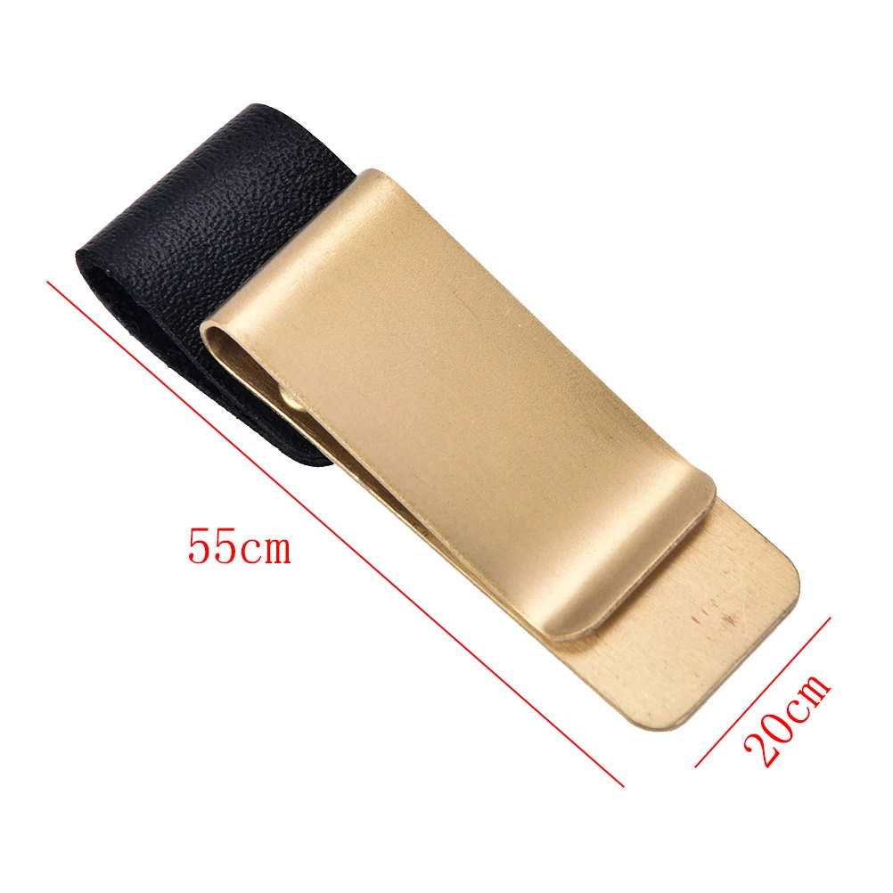 Metal Leather Pen Holder Brass And Stainless Steel Pencil Clip For Genuine Leather Notebook Journal Diary