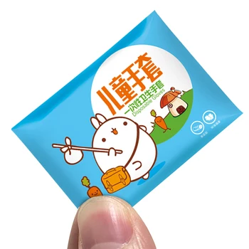 

100pcs Restaurant Kitchen Universal Dinner Eating PE BBQ Kids Children Transparent Household Disposable Gloves Anti Slip