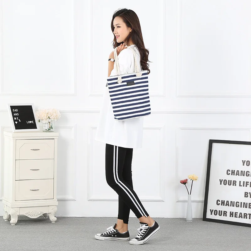 Новая стильная сумка на плечо в Корейском стиле на молнии, сумка, Большой Вместительный рюкзак из холщовой ткани с принтом, может быть поколение жира