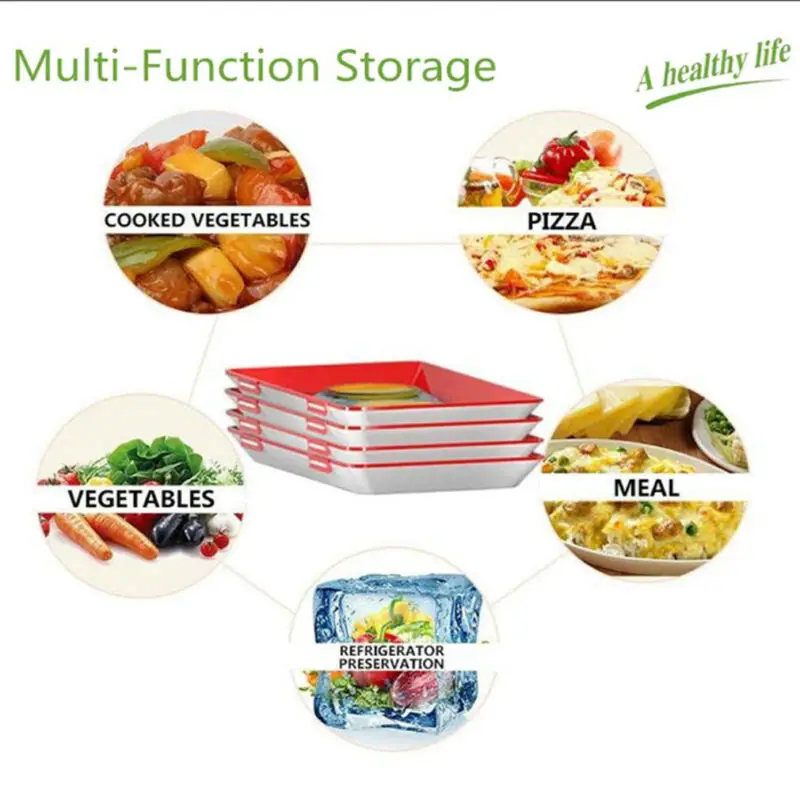 Healthy Food Preservation Tray Storage Container Set Kitchen Tools US STOCK