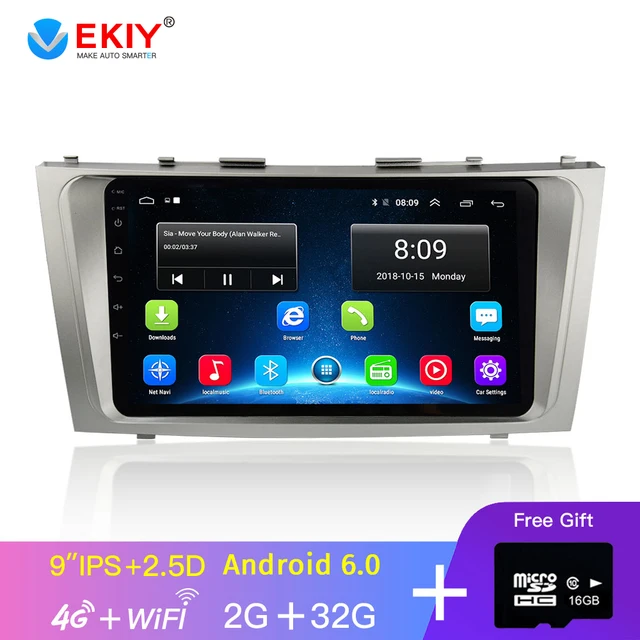 $US $117.72  EKIY 9'' IPS Android 8.1 DSP Car Radio Multimedia Video Player Navigation GPS 2 Din For Toyota Camr