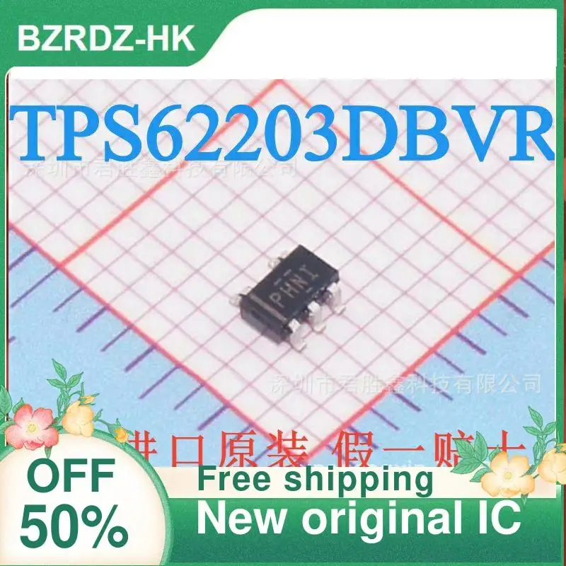 

10PCS TPS62203 TPS62203DBVR PHN SOT23-5 New original IC