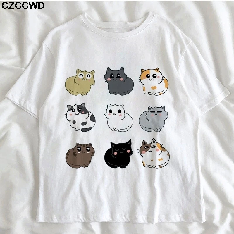 Funny Kawaii Cute Shiba Inu Dog T-shirt Women Gift Print Pink T-shirt Summer Loose Harajuku T Shirt Streetwear Clothes Tops Tees