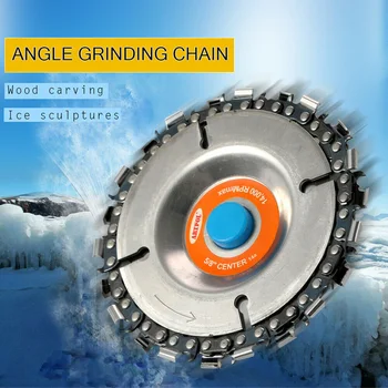 

Silver Grinding Wheels Chain Saw Woodcarving Milling Disc Part For Angle Grinder