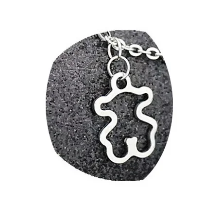 Pendant and Earrings Взрывной медведь кулон из нержавеющей стали браслет аксессуары прекрасный подарок уникальный - Окраска металла: Pendant and Earrings