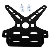 Крепление кронштейн Отрегулированная регистрационная номерная табличка Крышка алюминиевый сплав Универсальный держатель номерного знака мотоцикла