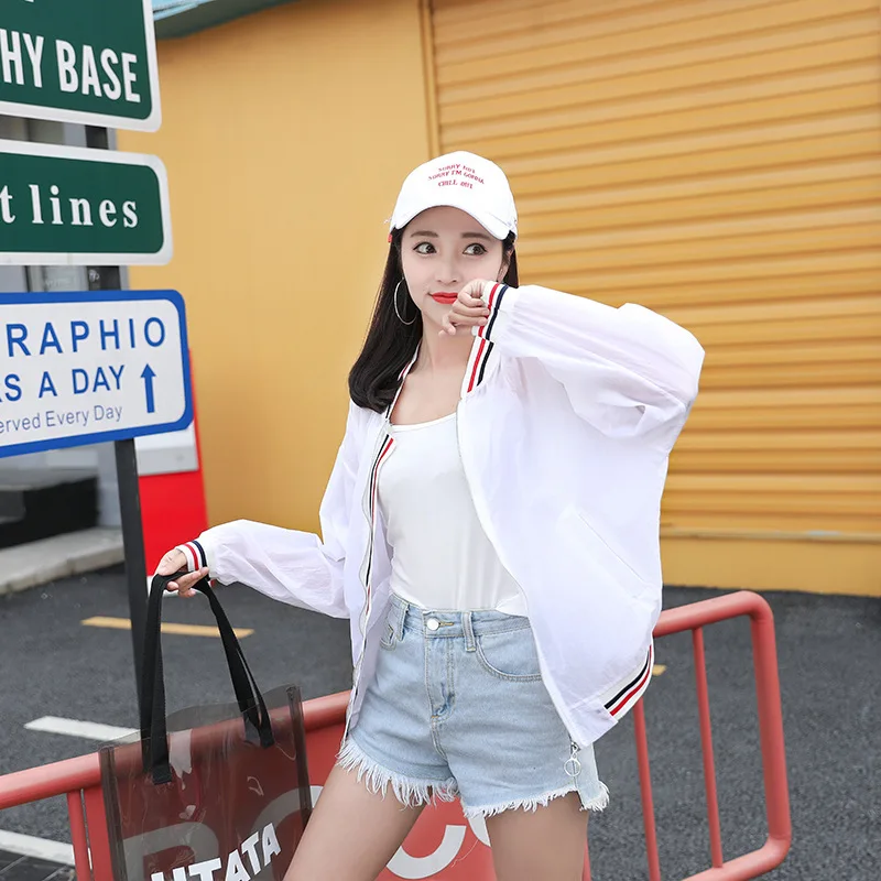 

Photo Shoot Sun-resistant Cardigan Summer New Style Casual Fashion Baseball Uniform BF Loose-Fit Color Air Conditioner Light Jac