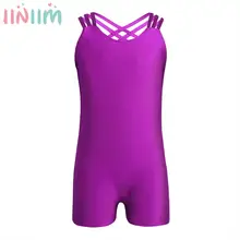 Iiniim/детские танцевальные костюмы балерины для девочек, Профессиональный Балетный костюм-пачка для танцев, гимнастики, трико, комбинезон, Одежда для танцев, комбинезоны