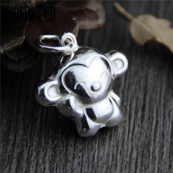 

925 Sterling Silver Decorate Necklace Pendant Animal Charms Trendy Design Jewelry Findings DIY Crafts Charms for Jewelry Making