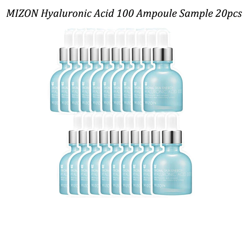 MIZON Hyaluronic Acid 100 Ampoule Sample 20pcs Firming Face Cream Lifting Neck Anti-Aging Remove Wrinkles Night Day Moisturizer