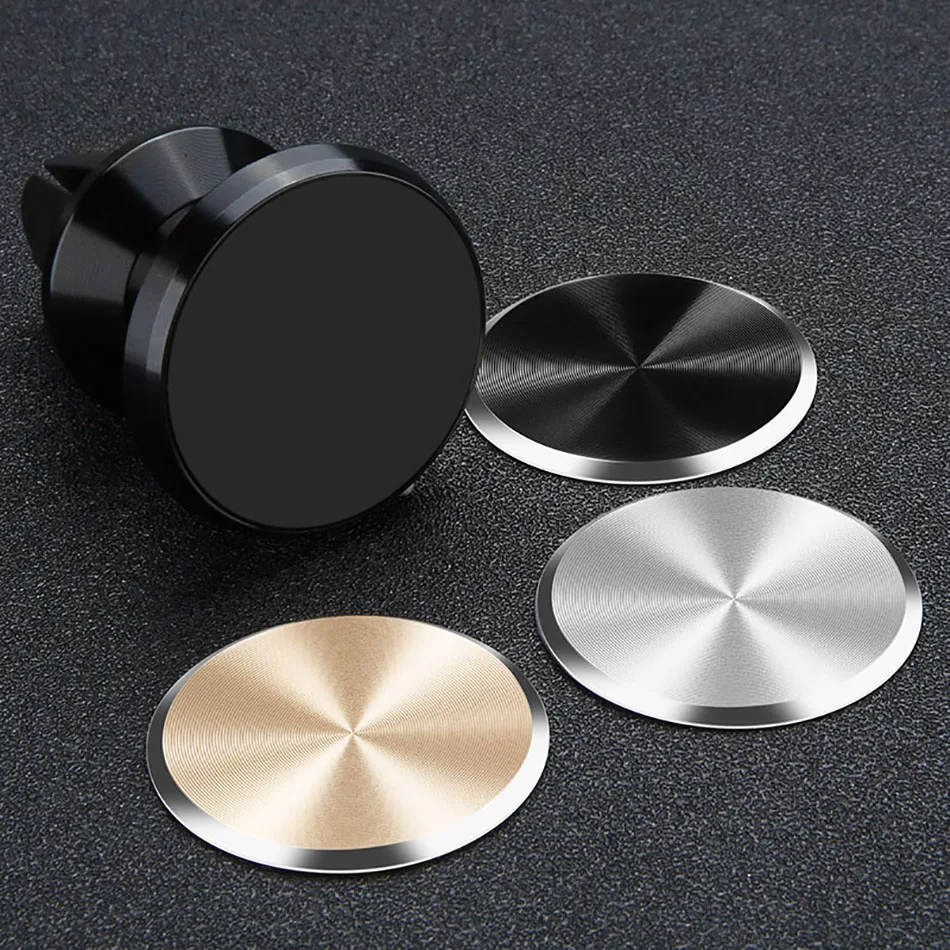 Metal Plate Magnetic Disk For Car Phone Holder Magnet Iron Sheets Mount Stand Sticker Accessories | Мобильные телефоны и