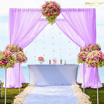 

29x78inch Sheer Curtain Lavender Blackout Curtains Chiffon Drape Backdrop Wedding Tulle For The Bedroom-M