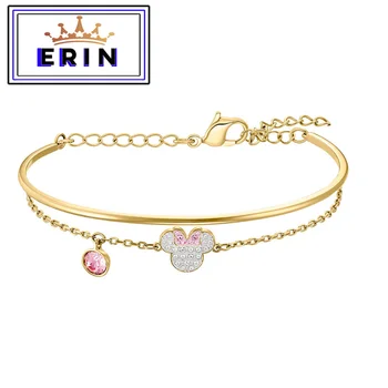 

ERIN High quality SWA, new classic mouse crystal suit Necklace women's Bracelet