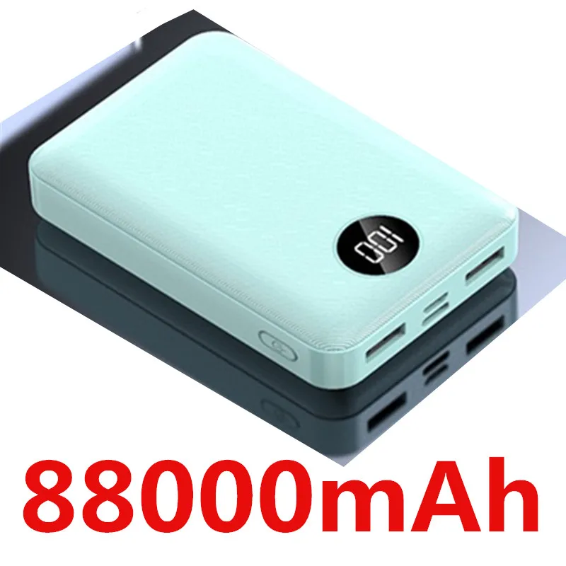 type c power bank Power Bank 88000mAh Two-way Super Fast Charge Portable Power Bank External Auxiliary Battery Charger for Mobile Phone mobile power bank Power Bank