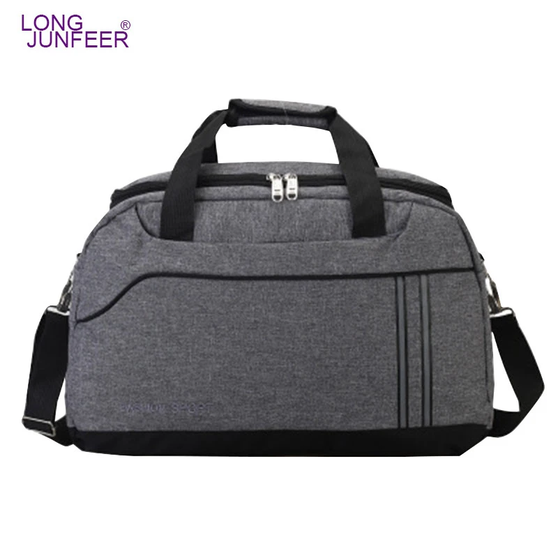 

Luggage travel bags Waterproof canvas men women big bag on women's shoulder duffel Bag Black Blue carry on cabin luggage ZL120