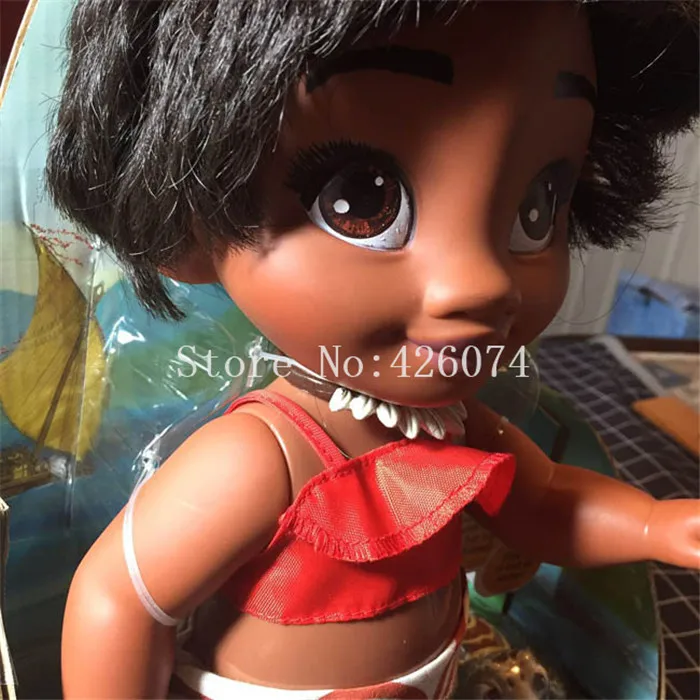 New Fashion Baby Moana Princess Figure Dolls For Girls 35CM Kids Toys Children Christmas Gifts