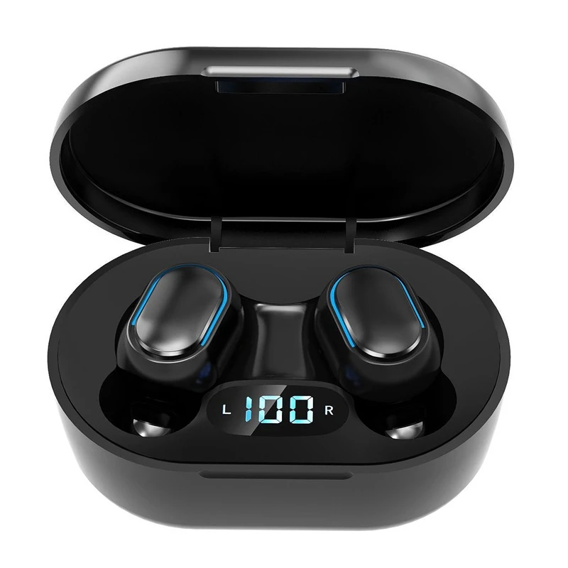 E7S Tws Pro Handsfree Bluetooth Earbuds Earphones Noise Canceling Headphone Aptx in Ear Headphones Sport Fones Bluetooth Headph