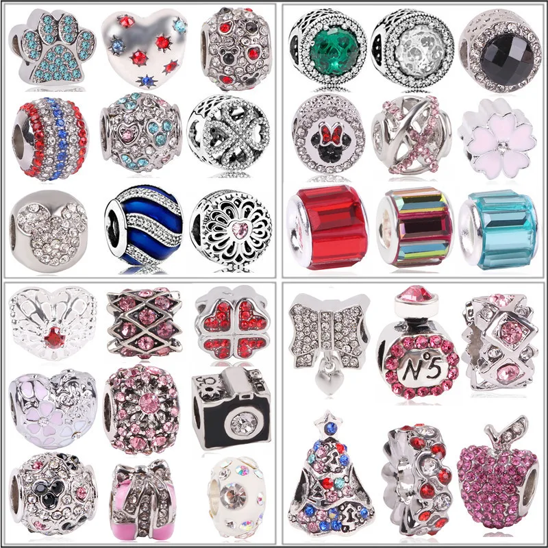 

Special Offer Dinosaur Charms Beads fit Pandora Bracelets Necklace for Women DIY Jewelry Accessories Ladybug Lion Zebra