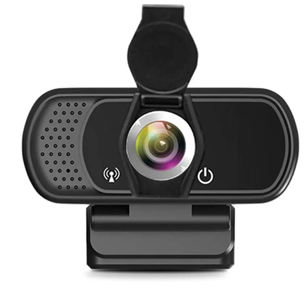1080p камера с подставкой и защитным чехлом веб высокой четкости для ПК ноутбука