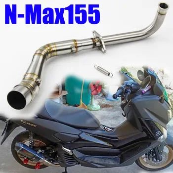 

Motorcycle Exhaust Muffler Slip-On Full System Contact Middle Pipe Without Muffler DB killer For YAMAHA NMAX 125 NMAX155