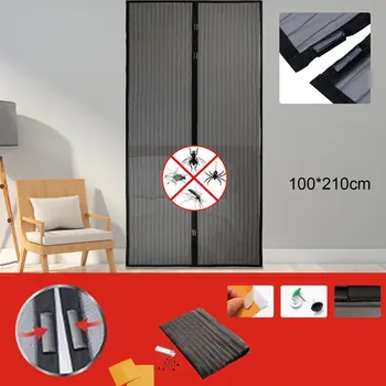 

5 Sizes Mosquito Net Curtain Magnets Door Mesh Insect Sandfly Netting with Magnets on The Door Mesh Screen Magnets Hot