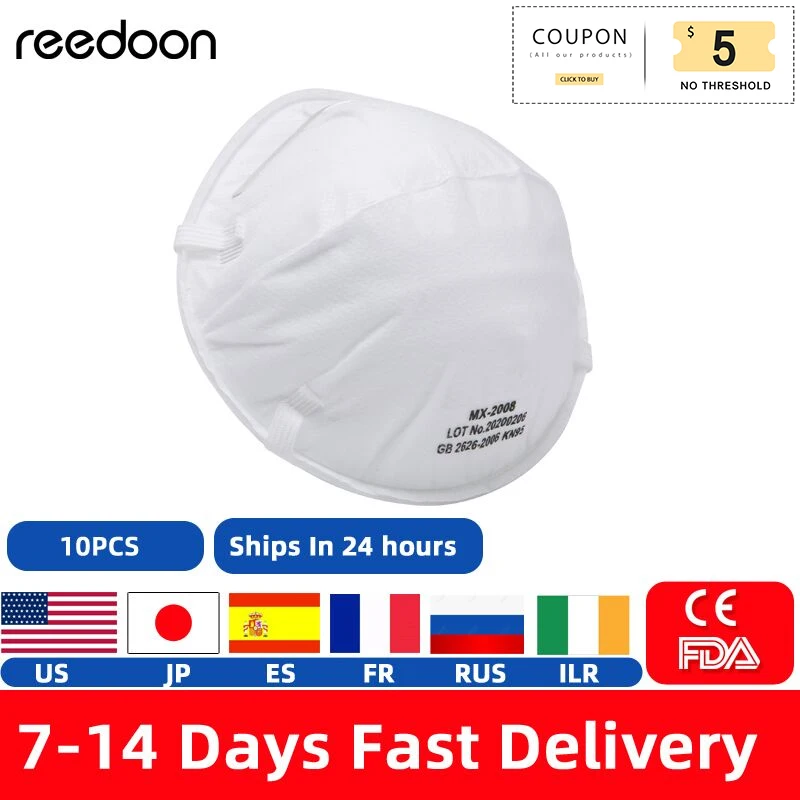 

Fast Delivery Hot Sale Face Mask Dustproof Anti-fog And Breathable Face Masks N95 Mask 95% Filtration Features