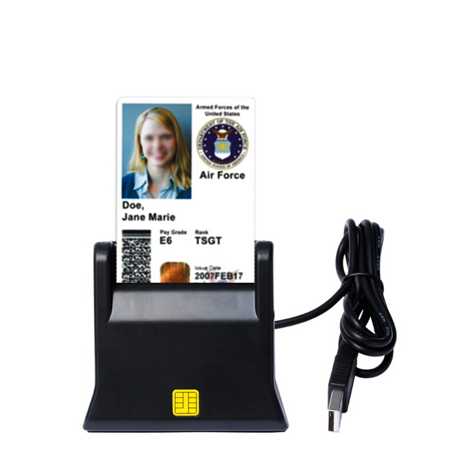 

Vertical Design USB EMV Chip Card Reader Writer DCR31