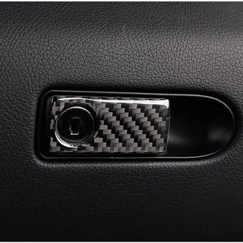 

Carbon Fiber Copilot Glove Box Panel Cover Trim 2007-2014 For Benz C class W204 200 260 300 Car Interior Accessories