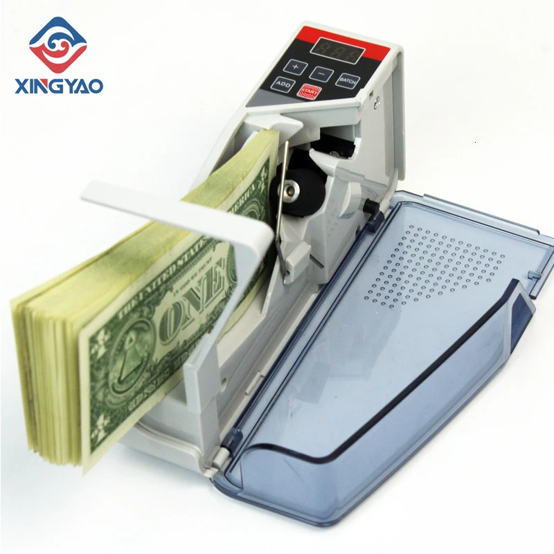 

V40 Mini Portable Handy Currency Counter Machine Money Cash Counting Machine Banknote Counting,