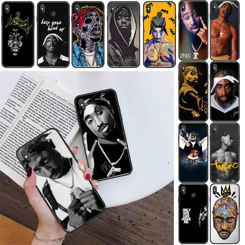 Maiyaca 2Pac Тупак Амару Шакур DIY Печать чехол для телефона Xiaomi Redmi 4X 5A 6A 6 7 8 9 5Plus Note5 8Pro 8T |