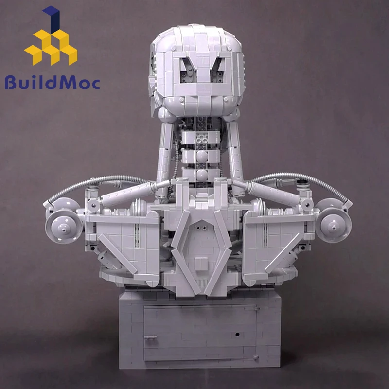BuildMOC Terminator T 800 бюст 20570 набор блоков статуя модели строительные блоки детские