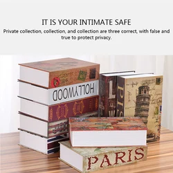 Coffre fort Portable de Style dictionnaire, Mini livre de Simulation, coffre fort caché pour argent bijoux mot de passe, boîte de rangement de sécurité 