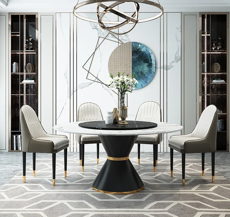 Round Dining Table Set For 8 : Rustic Dining Table And Chair Sets Round Rectangle Square Dining Sets : The chairs will stack for convenient storage in limited spaces.