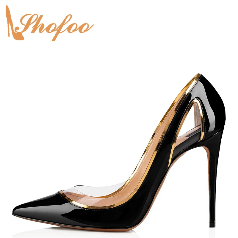 black patent leather pumps size 11